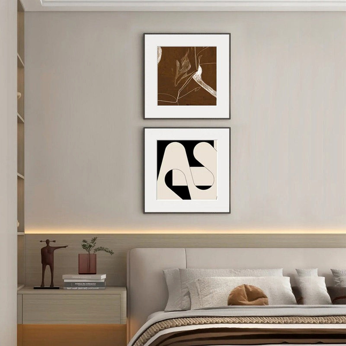 Minimalist Linear Composition Wall Art — main view