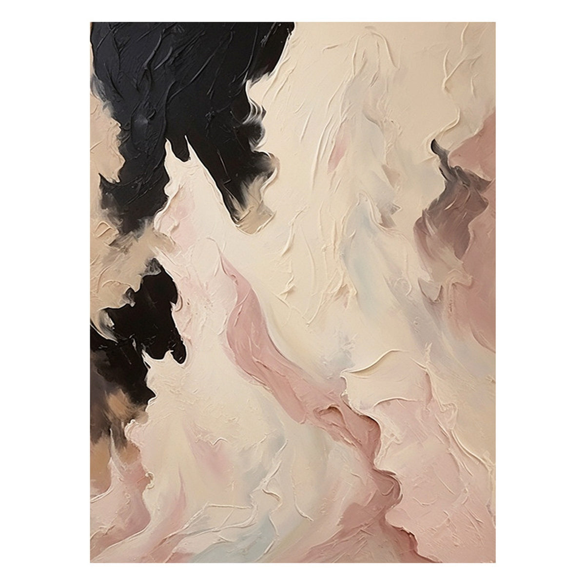 Warm Minimalist Abstract Statement Art — main view